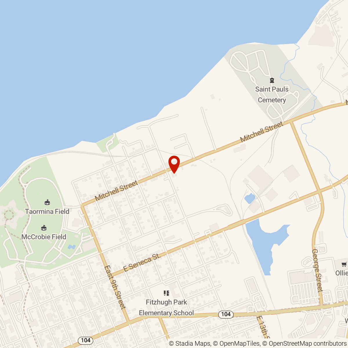 Map of Oswego Storage Ports 
